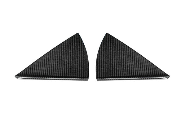 CCS C8 Corvette Convertible Carbon Fiber B Pillar Trim Overlay - HTC