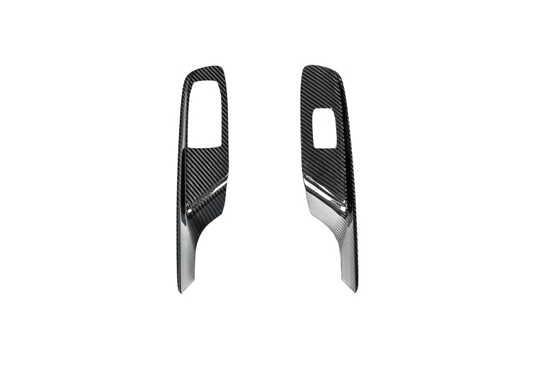 C8 Corvette Carbon Fiber Window Switch Covers - COUPE or HTC