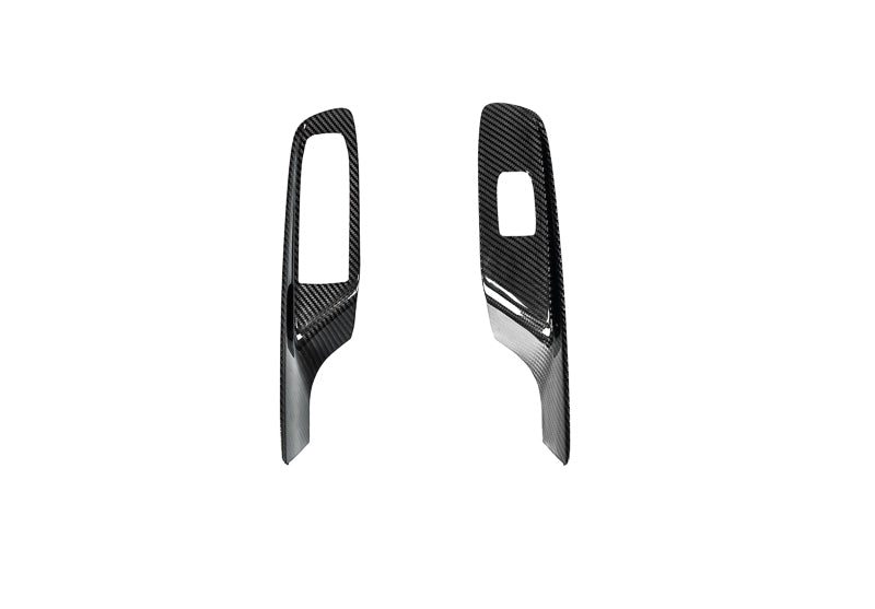 C8 Corvette Carbon Fiber Window Switch Covers - COUPE or HTC