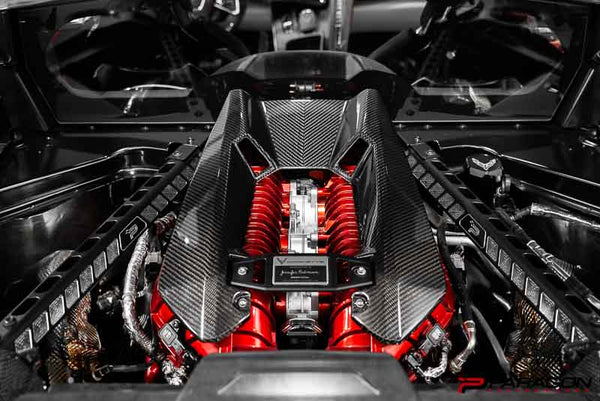 CCS C8 Corvette Z06 LT6 Carbon Fiber Engine Cover