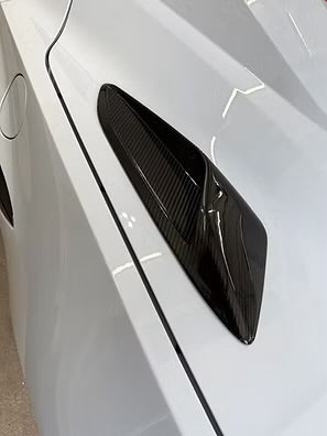 AGM C8 Corvette Carbon Fiber ZR1 Rear Hatch Scoops (ALL Models)