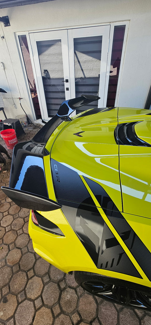 2023-2026 C8 Corvette Z06/E-Ray Z07 Rear Spoiler Carbon Fiber 1pc