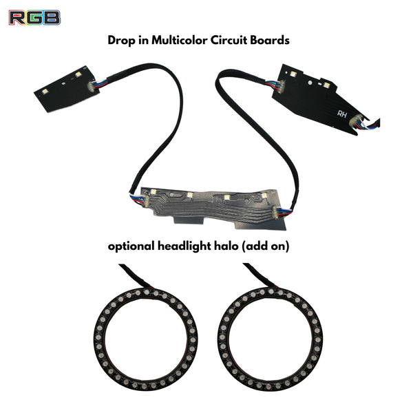 Chevrolet Camaro Flow Series Multicolor DRL Boards (2016-2018)
