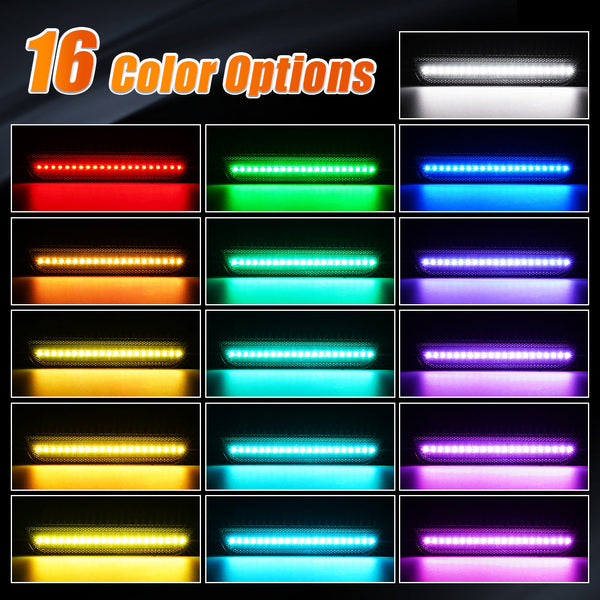 2016-2025 Chevrolet Camaro RGB Clear LED Side Markers