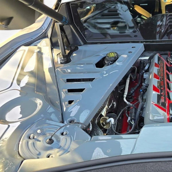 Corvette C8 and Z06 Rear Engine Bay CUSTOM Filler Panels 2 Pieces