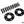 C8 Corvette Widebody 7MM Hub Centric Front in Wheel Spacers With Extended Titanium Lug Nuts