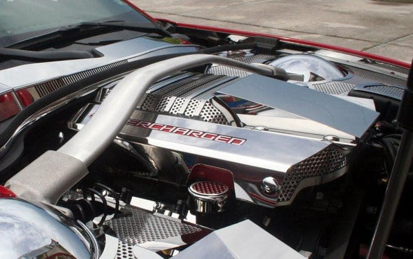 2012-2015 Camaro ZL1 - Supercharger Engine Shroud | Stainless Steel