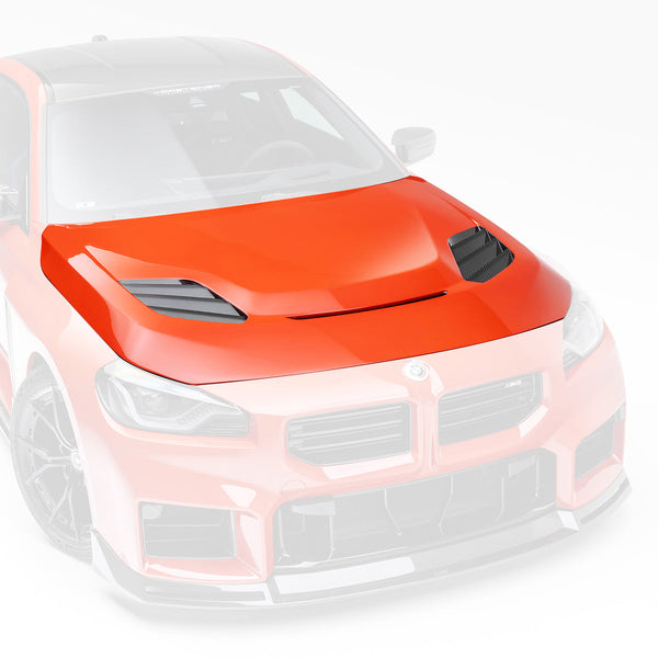 2023-Up BMW G87 M2 Exterior Vorsteiner Performance BMW G8X M2 VRS Aero Hood Carbon fiber PP 2X2 Glossy V-Style™️