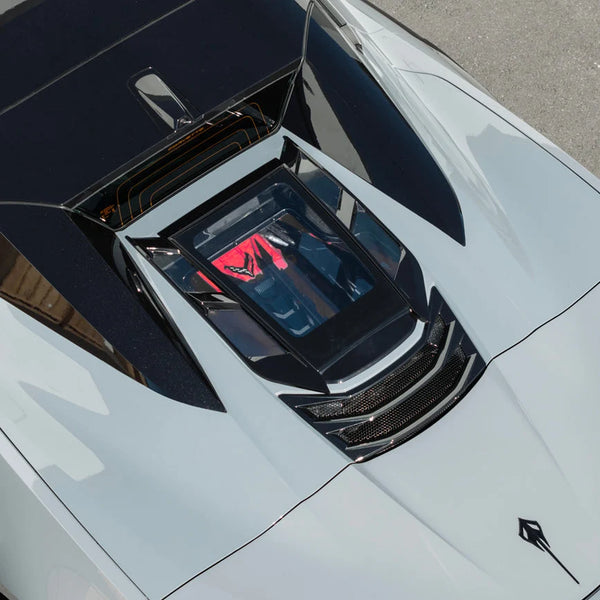 2020-Up Corvette C8 Convertible Rear Hatch Upper HTC Tonneau Window Inserts