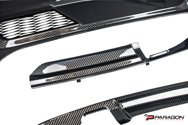 CCS C8 Carbon Fiber Frunk Surround - 4pc kit