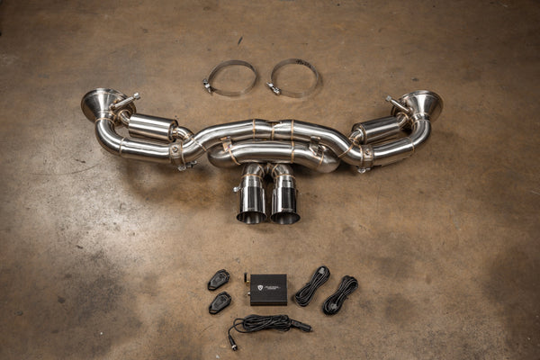 Valvetronic Valved Sport Exhaust System for Porsche 992 GT3/RS