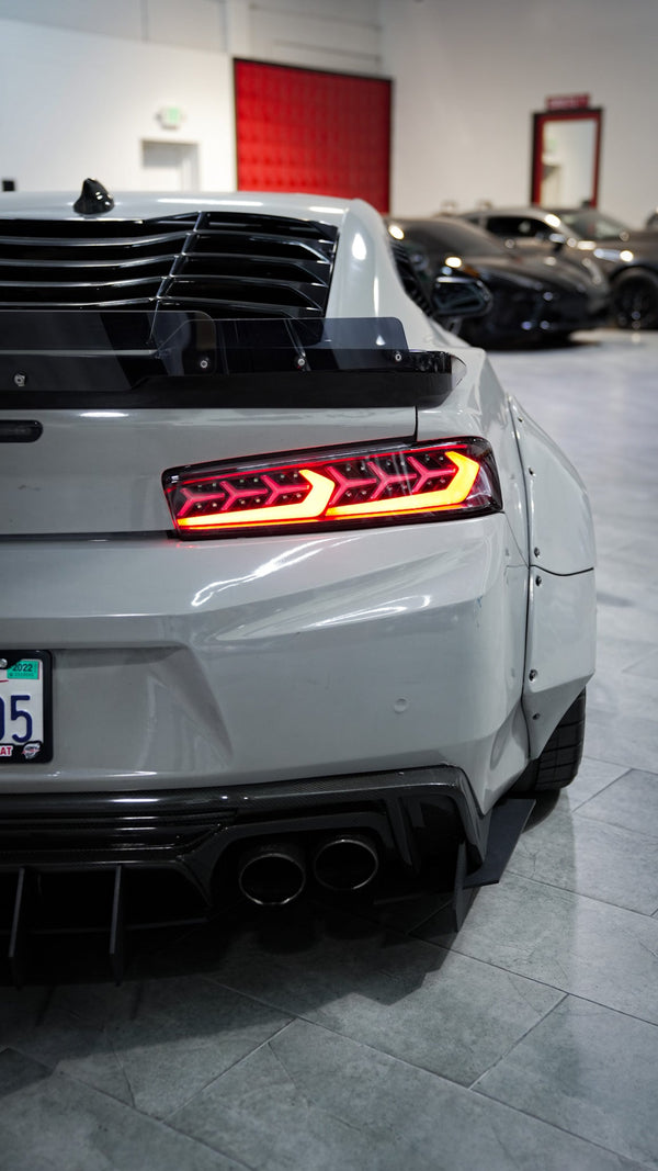 2016-2018 Chevy Camaro Smoke Stryker LED Taillights Sequential Turn Signals