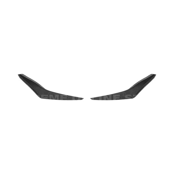 2024+ Ford Mustang GT DRY CARBON FIBER Front Splitter Canards