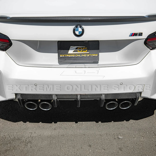 2023-Up BMW G87 M2 Exterior Rear Bumper Diffuser
