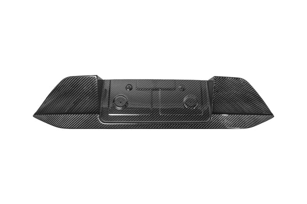 2024+ Ford Mustang DRY CARBON FIBER License Plate Backing