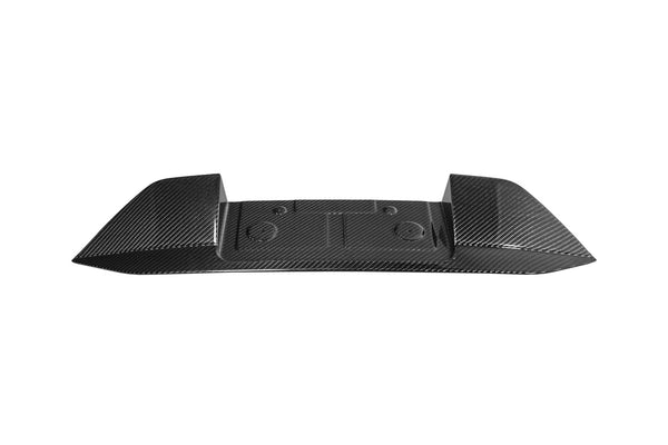 2024+ Ford Mustang DRY CARBON FIBER License Plate Backing