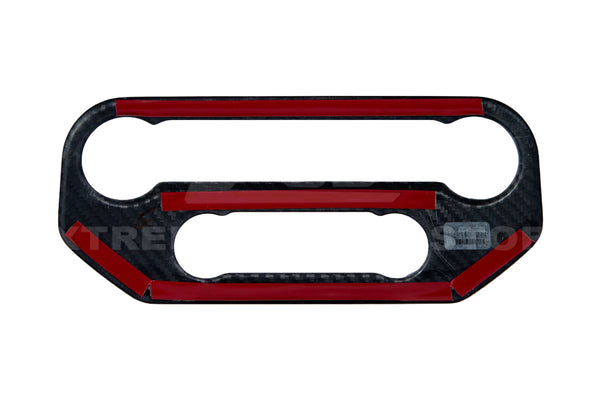 2021-Up Ford Bronco Center Console AC Control Panel Trim Carbon Fiber