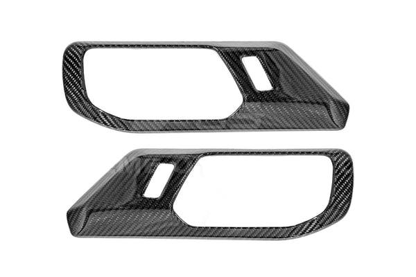 2021-Up Ford Bronco Front Door Handle Trim Cover Carbon Fiber