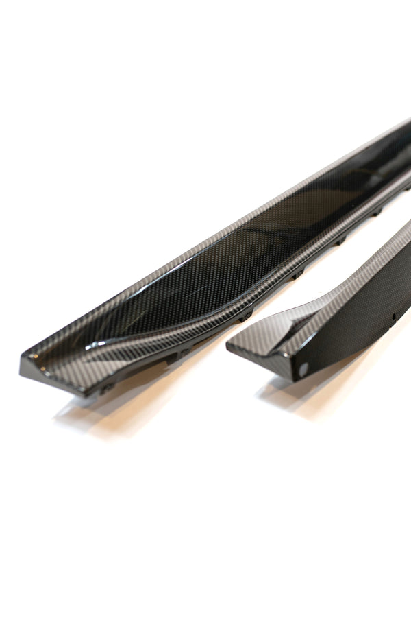 G8X Dry Carbon Fiber V2 Side Skirts