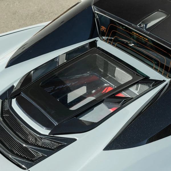 2020-Up Corvette C8 Convertible Rear Hatch Upper HTC Tonneau Window Inserts