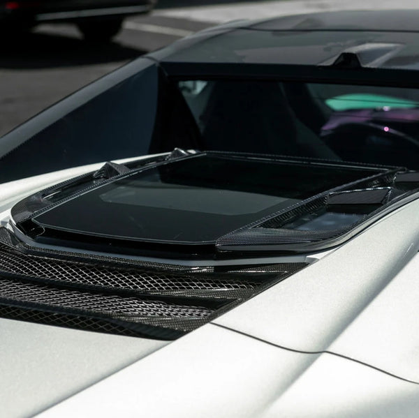 2020-Up Corvette C8 Convertible Rear Hatch Upper HTC Tonneau Window Inserts