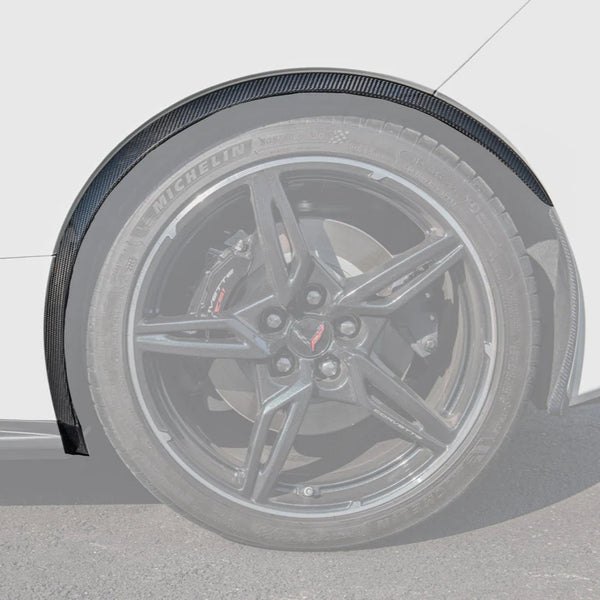 Chevrolet Corvette C8 Stingray DRY CARBON FIBER Side Wheel Fender