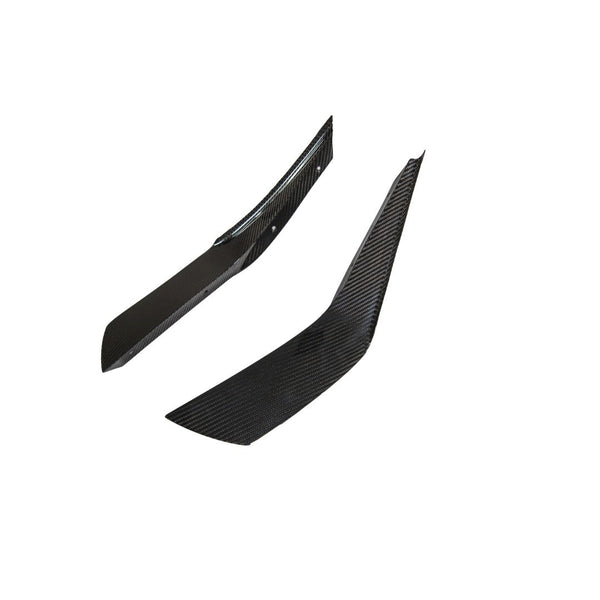 Ford Mustang S650 Carbon Fiber Dark Horse Front Bumper Canards 2024 - Current (does not fit GT Bumper)