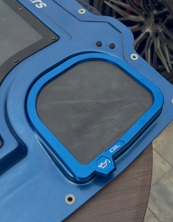 C8 Corvette Stingray Z06 ERay ZR1 GS HTC Convertible Clear Engine Bay Fast Access Covers