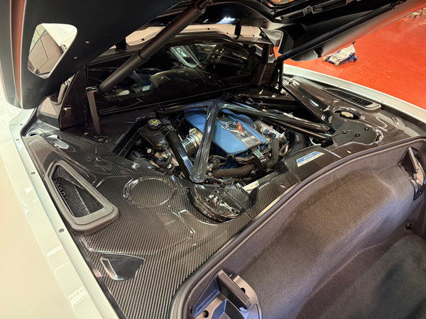 AGM C8 Corvette Carbon Fiber Ultimate Engine Bay Package