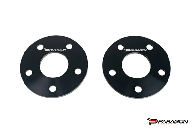 C8 Corvette Widebody 7MM Hub Centric Front in Wheel Spacers With Extended Titanium Lug Nuts