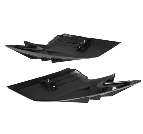 Painted Carbon Fiber Rear Intake Port Trim For Corvette C8 Z51 Z06 E-Ray Coupe 2020-2026
