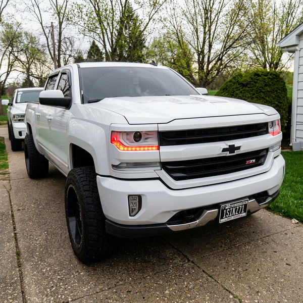Chevrolet Silverado Multicolor Flow Series DRL Boards (2016-2018)