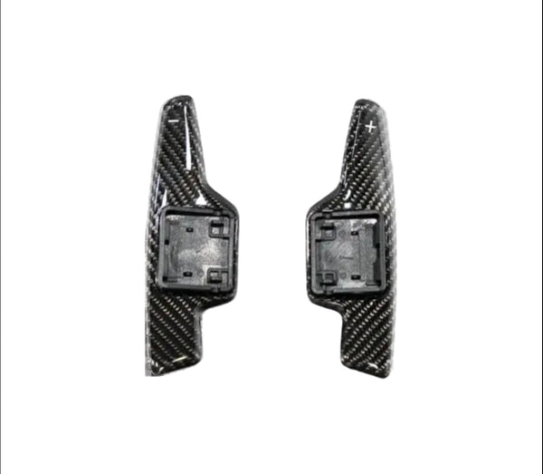 2020-20267 Corvette C8 Carbon Fiber Steering Wheel Paddle Shifter Pair Stingray ERay Z06 ZR1 Paint To Match