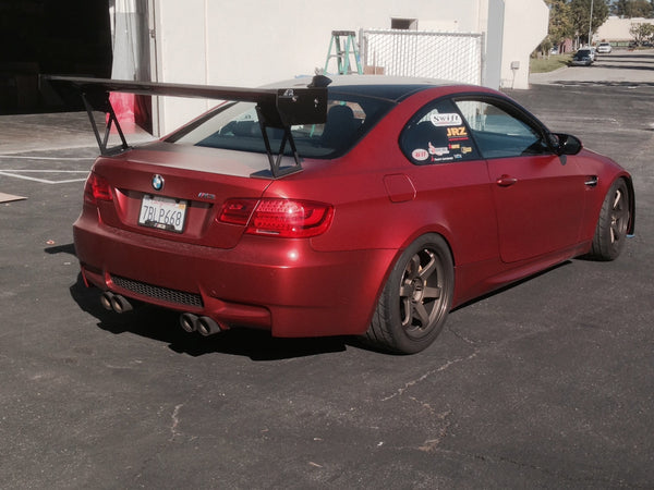 BMW E92 M3 GT250 Carbon Fiber Adjustable Wing