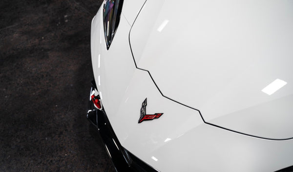 C8 Corvette 70TH Anniversary Front Flag Emblem