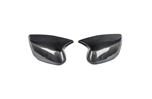 C8 Corvette Carbon Fiber Mirror Overlays - BMW M style