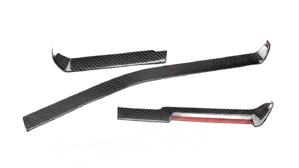 2026+ C8 Corvette Z06 / ZR1 / ZR1X / ERay / GS / GSX Carbon Fiber Interior Trim - 3 Pc Kit