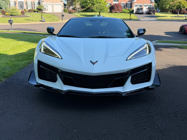 AGM C8 Corvette Z06 / ZR1 / ERay Z07 Front Splitter WITH Canards
