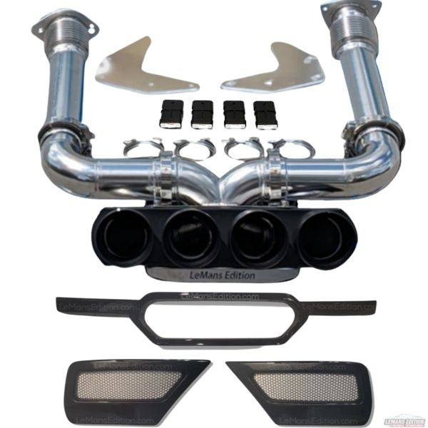 2020-2026 LeMans Edition C8 Corvette Stingray, E-Ray or Z06 Valve or NON-Valve Catback Center Exhaust