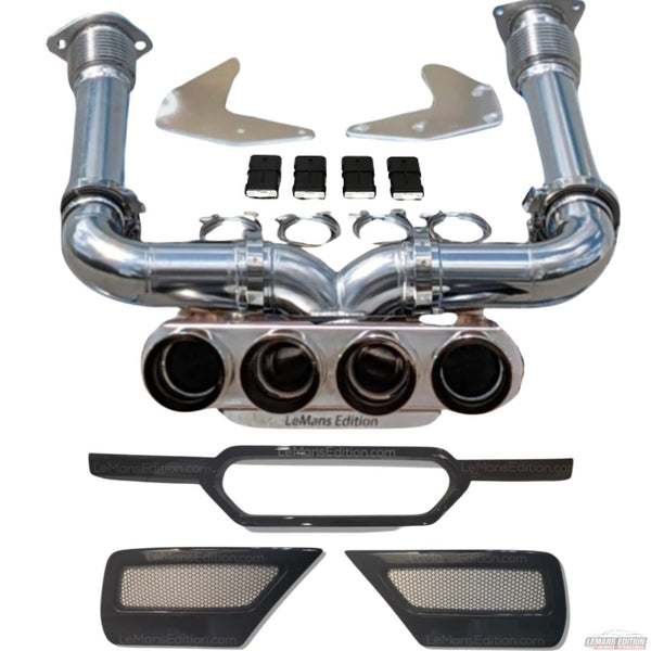 2020-2026 LeMans Edition C8 Corvette Stingray, E-Ray or Z06 Valve or NON-Valve Catback Center Exhaust