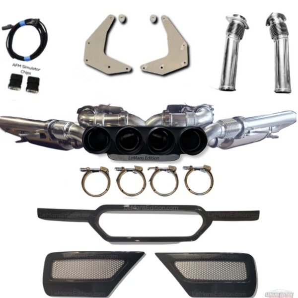 2020-2026 LeMans Edition C8 Corvette Stingray, E-Ray or Z06 Valve or NON-Valve Catback Center Exhaust
