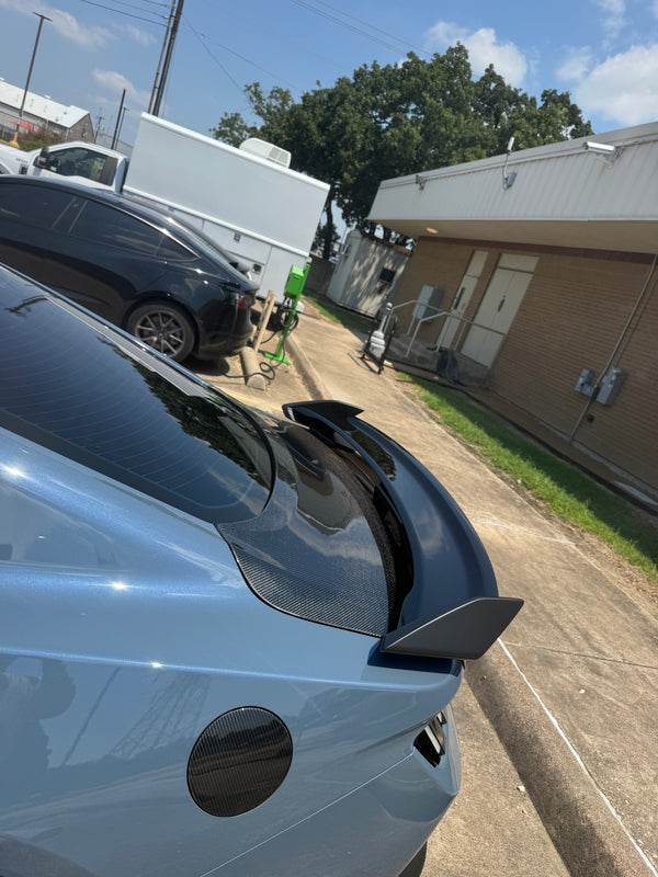 2024 + Mustang Double Sided Carbon Fiber Type OE Decklid Trunk