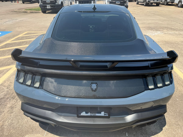 2024 + Mustang Double Sided Carbon Fiber Type OE Decklid Trunk