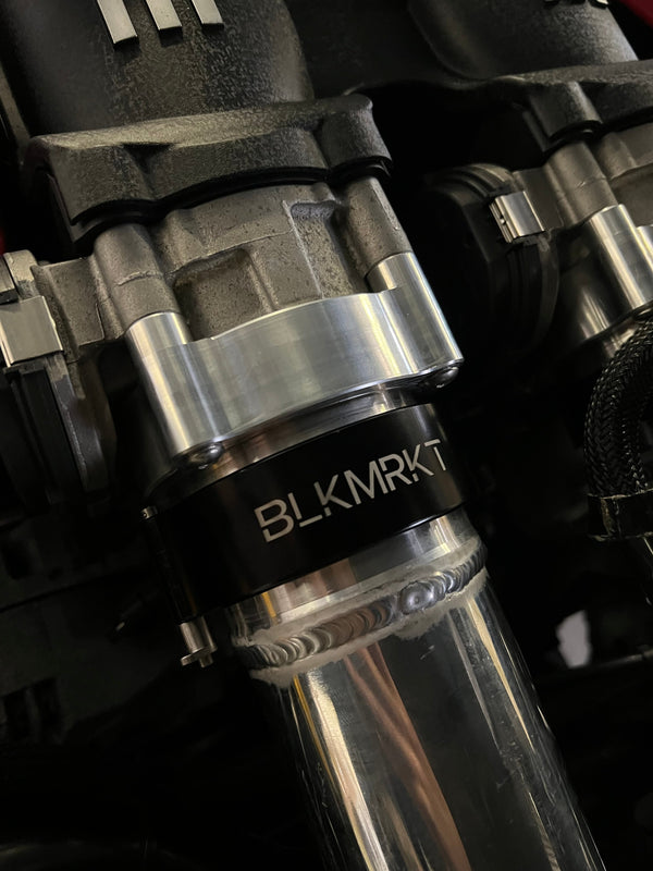 BLKMRKT Viper Billet Throttle Body Adapter and Clamp