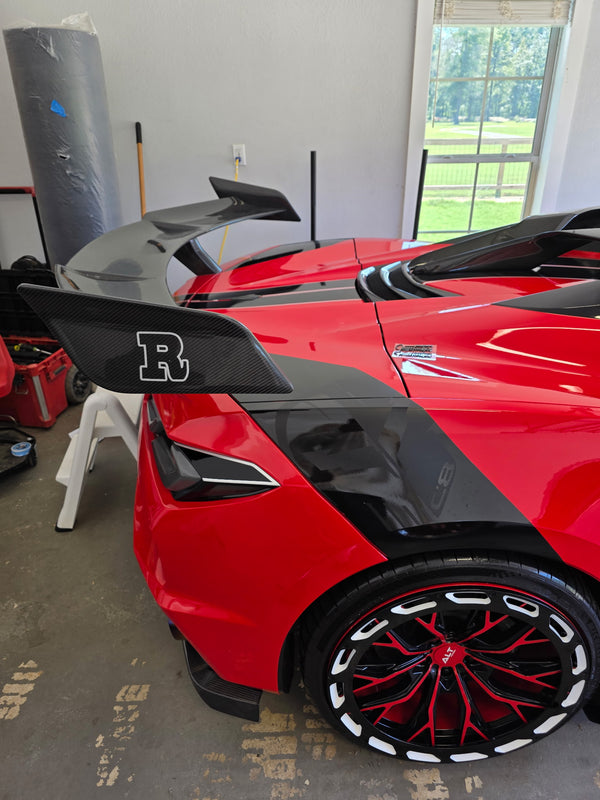 2020-2025 Corvette C8 Type-ZR1 Carbon Fiber 1pc Spoiler For Stingray