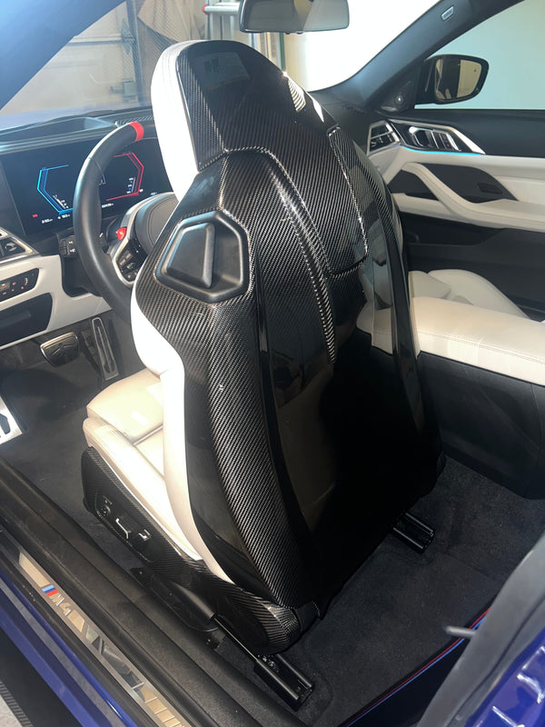 G8X Dry Carbon Fiber Seat Back Replacement Set