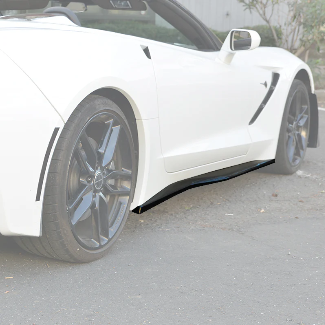 2014-19 Corvette C7 Z06 Conversion Side Skirts Rocker Panels