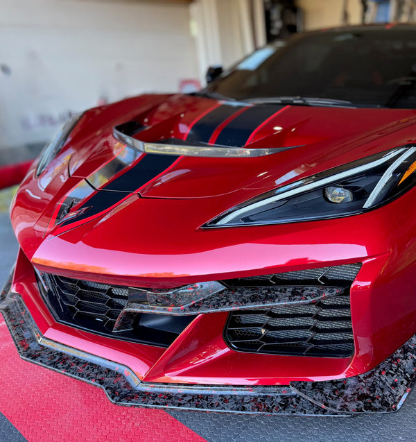 OEM Functional C8 ZR1 ZR1X Hood With All Hardware and Ducts