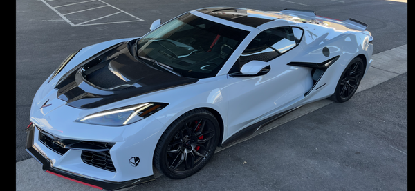 C8 Corvette ZR1 Double Sided Carbon Fiber Hood