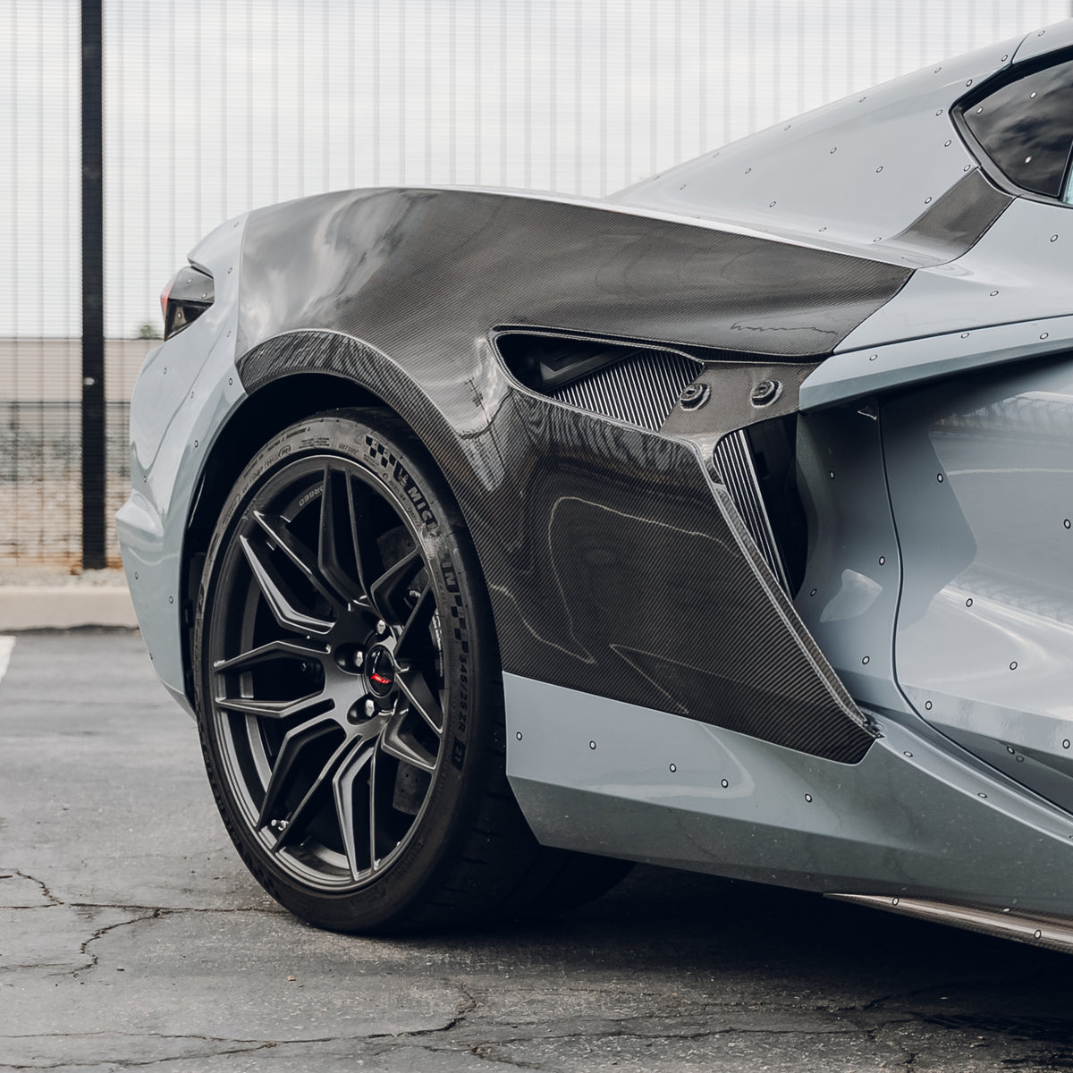 2023-2026 Corvette C8 Type-ZR1 Carbon Fiber Rear Fenders Shell For Z06 ...